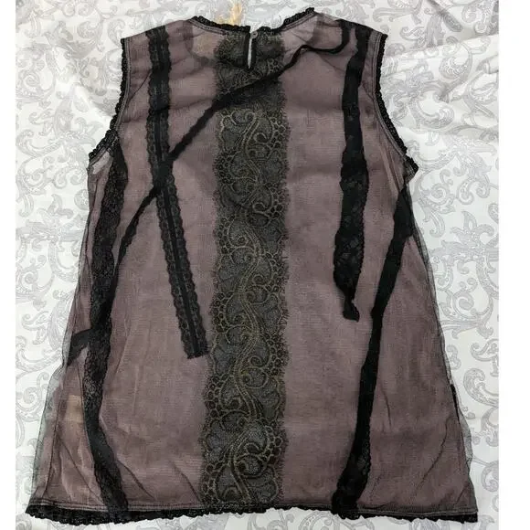 mystree stretch mesh top size small - Picture 6 of 7